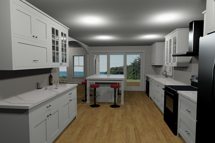3D Rendering Projects Kitchen